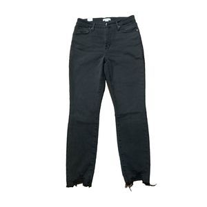 Good American Dark Grey Skinny Jeans